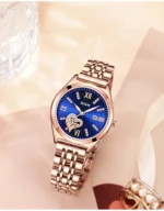 DOM Luxury Watch Fashion Watch Women's Casual Love Blue Women's Watch 2