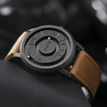 DOM Trend Concept New Personality Men's Watch Creative Scrolling Pointer magnetic force Fashion watch for men Waterproof M-1345 4