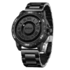 DOM Trendy Concept New Personality Men's Watch Creative Rolling Pointer Magnetic Men's Fashion Watch Waterproof Steel Band M1728 5