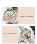 DOM Luxury Women's Bracelet Quartz Watch Women's Leather Watch Women's Sportswear watch Clock 4