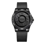 DOM Trendy Concept New Personality Men's Watch Creative Rolling Pointer Magnetic Men's Fashion Watch Waterproof M-1726 6