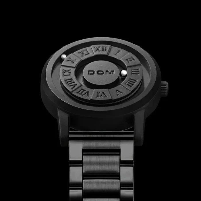 DOM Trend Concept New Personality Men's Watch Creative Scrolling Pointer magnetic force Fashion watch for men Waterproof M-1345 2