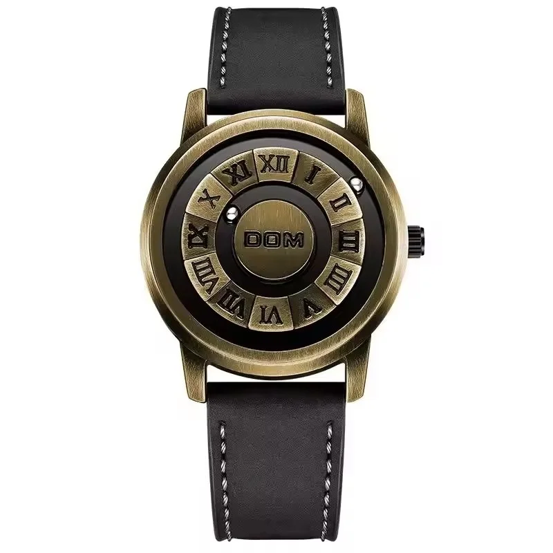 DOM 1345 Men's Quartz Watch Fashion -1 (4) DOM 1345 Men’s Ball Bearing Minimalist Quartz Watch - Image 1