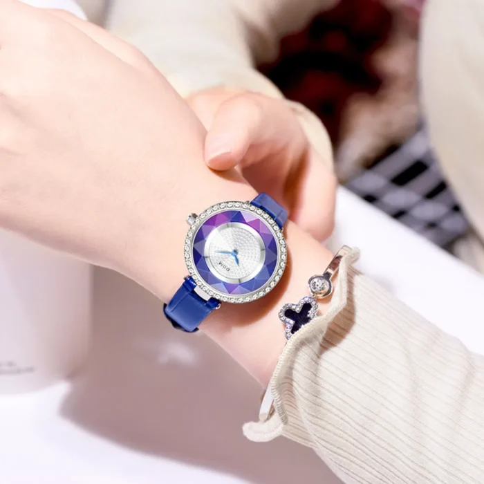 DOM 1373L Women’s Luxury Diamond Quartz Watch - Image 7