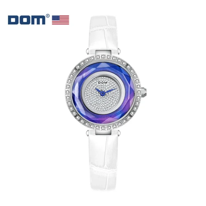 DOM 1373L Women’s Luxury Diamond Quartz Watch - Image 8