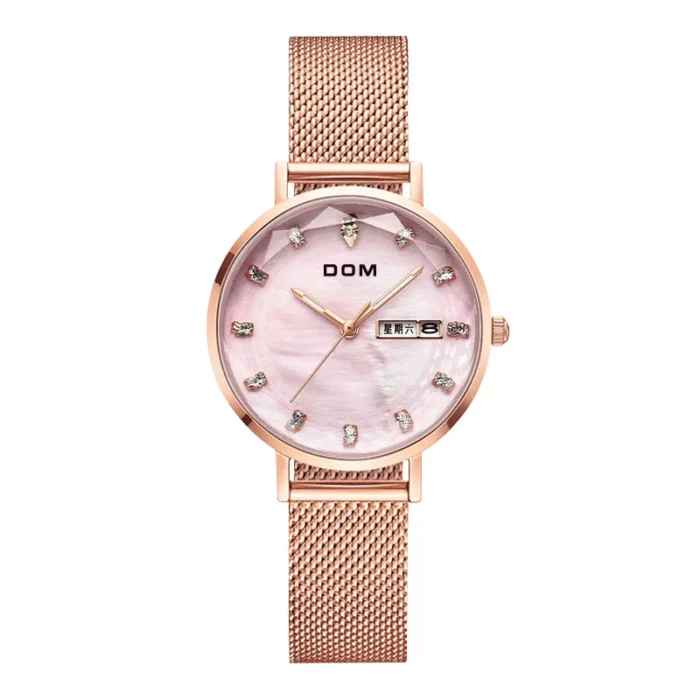 DOM 1676 Women’s Luxury Diamond Quartz Watch - Image 8