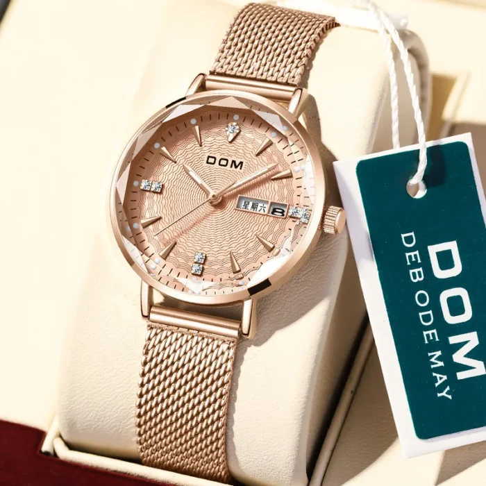 DOM 1676 Women’s Luxury Diamond Quartz Watch - Image 10