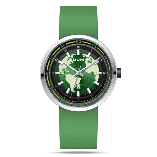 DOM 1695 Men’s Leather Sport Quartz Watch – Luminous & Waterproof (2) DOM 1695 Men’s Leather Sport Quartz Watch - Image 1