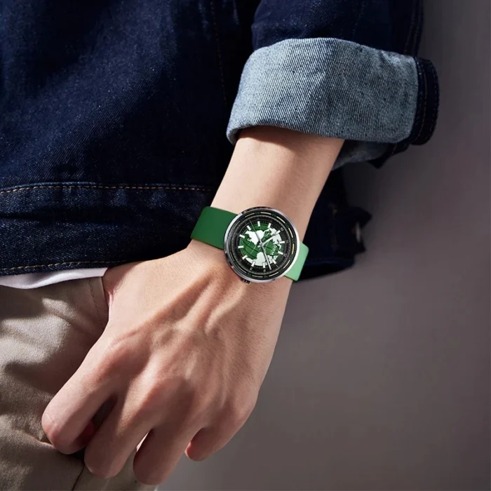 DOM 1695 Men’s Leather Sport Quartz Watch - Image 4