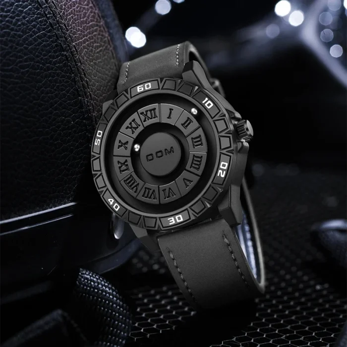 DOM 1726 Men’s Magnetic Rolling Pointer Waterproof Watch - Image 5