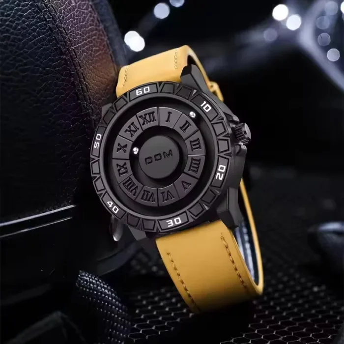 DOM 1726 Men’s Magnetic Rolling Pointer Waterproof Watch - Image 6