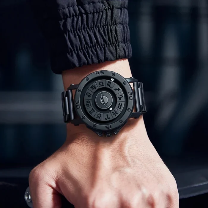 DOM 1733 Men’s Magnetic Bead Pointer Quartz Watch - Image 4