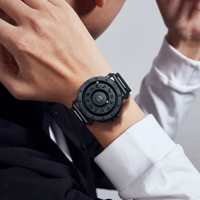 DOM 1733 Men’s Magnetic Bead Pointer Quartz Watch - Image 6