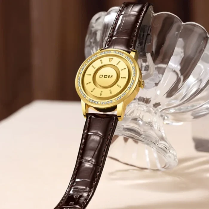 DOM 1758 Women’s Magnetic Roller Pointer Watch - Image 5