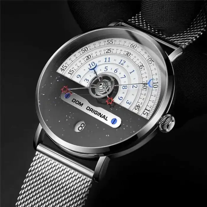 DOM M-1288 Men’s Waterproof Fashion Sport Quartz Chronograph Watch - Image 6